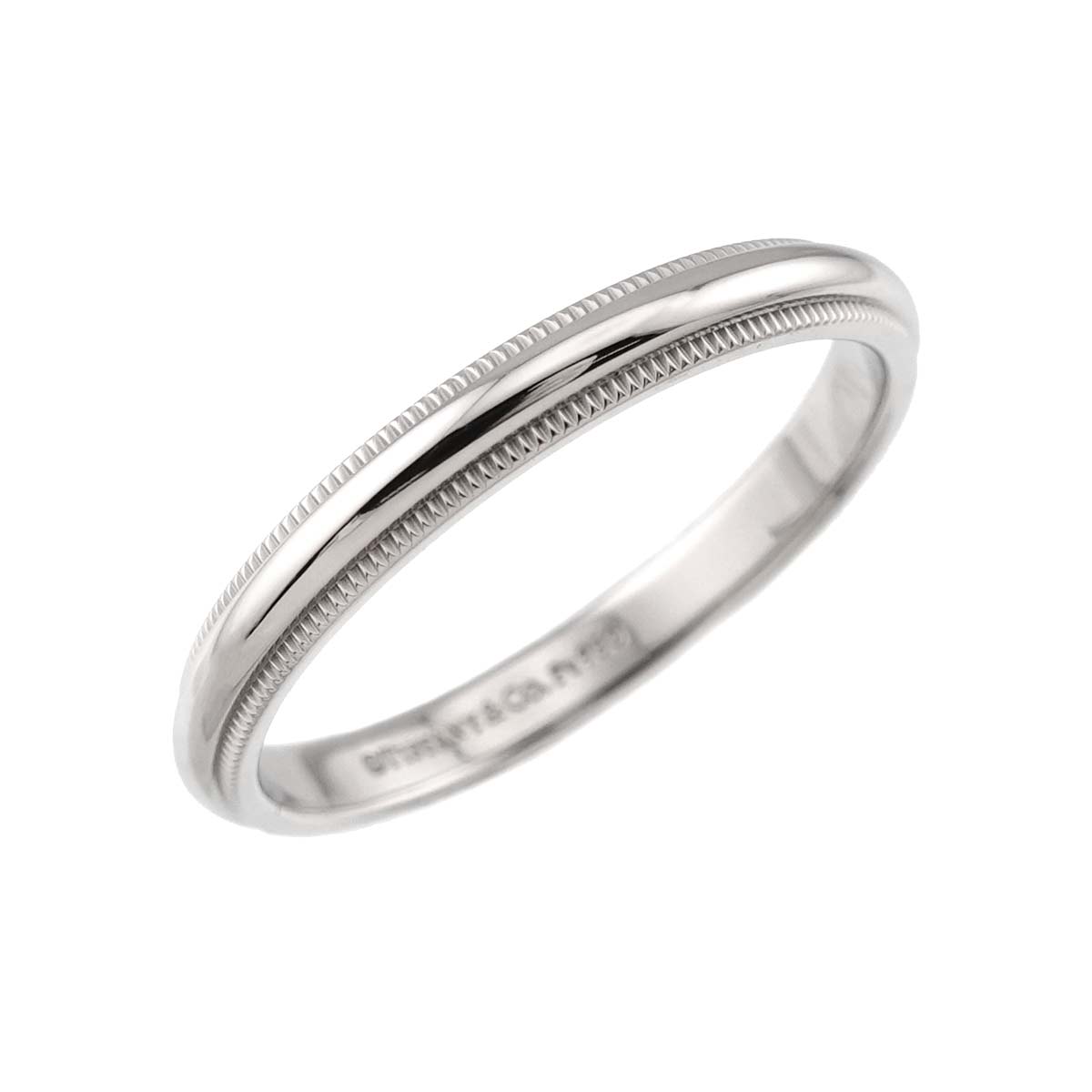 Milgrain Band Ring Pt Platinum Size10.5-10.75(US)