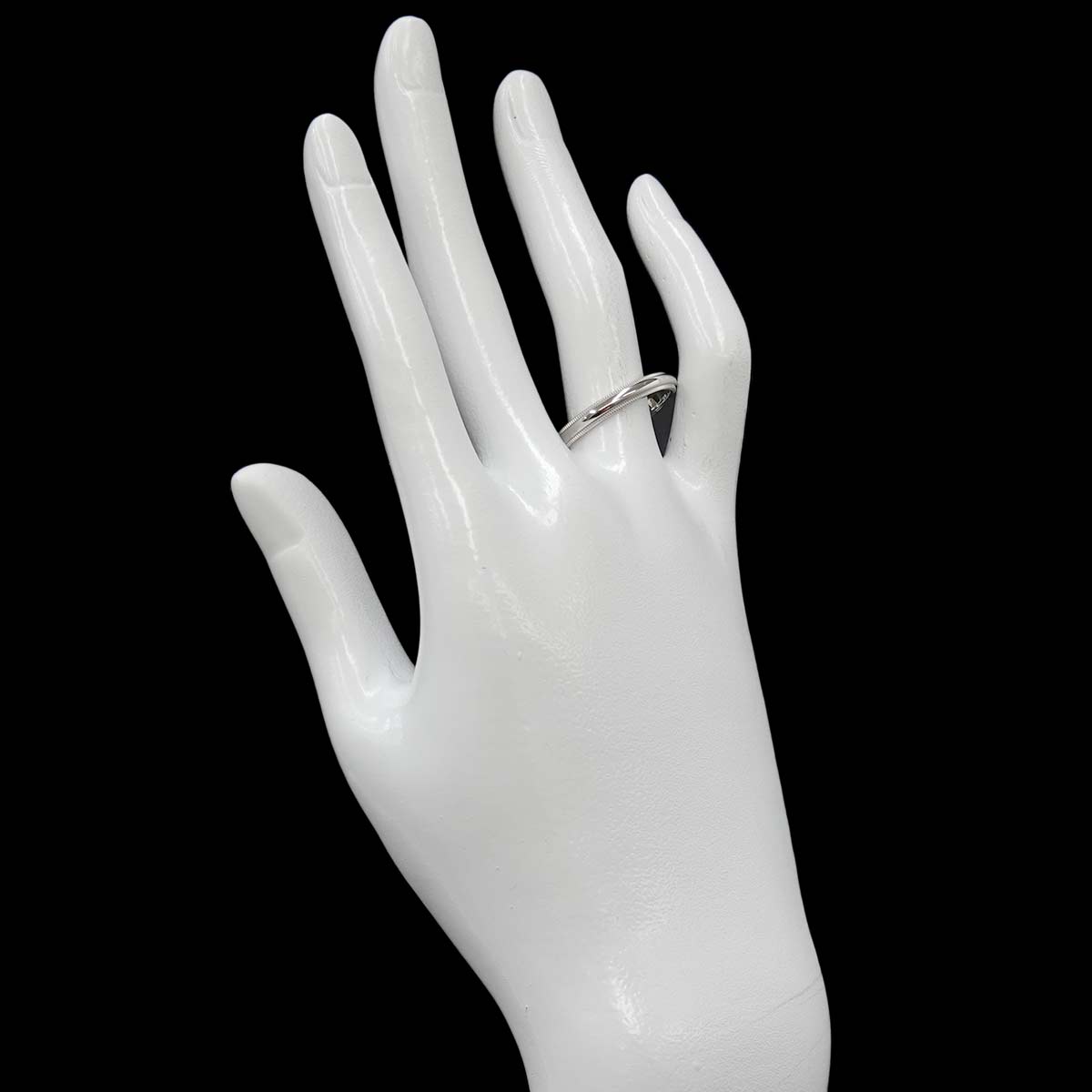 Milgrain Band Ring Pt Platinum Size10.5-10.75(US)