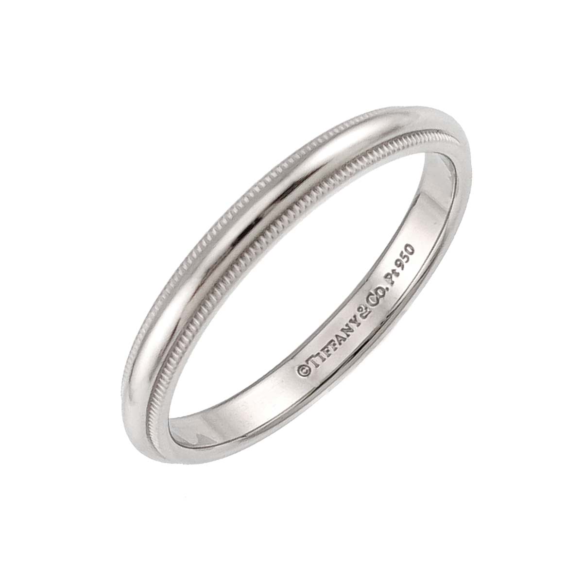 Milgrain Band Ring Pt Platinum Size10.5-10.75(US)