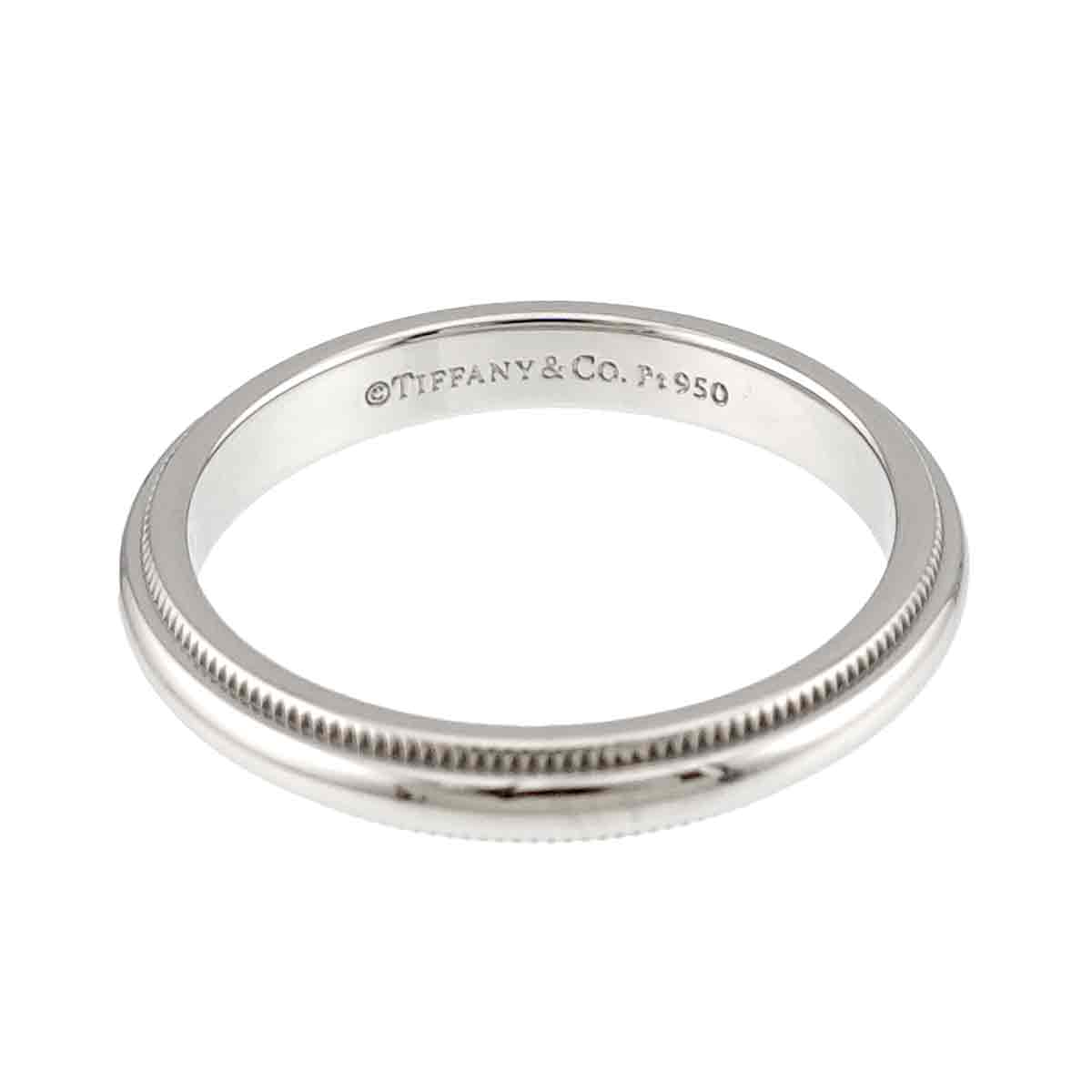 Milgrain Band Ring Pt Platinum Size6.75(US)