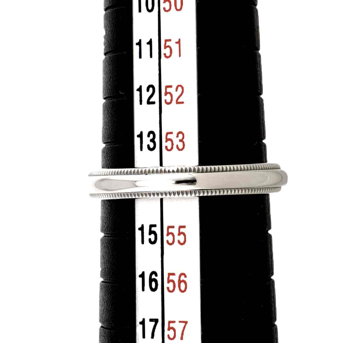 Milgrain Band Ring Pt Platinum Size6.75(US)