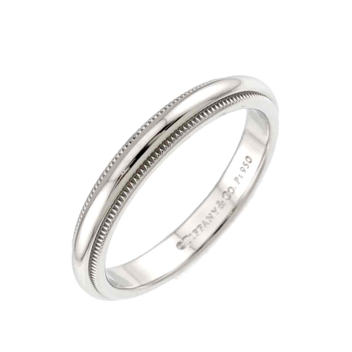 Milgrain Band Ring Pt Platinum Size6.75(US)