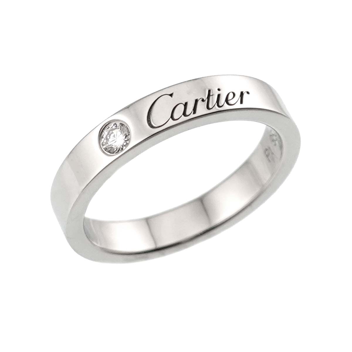 C de Diamond 1P Ring Pt Platinum size46 3.75(US)