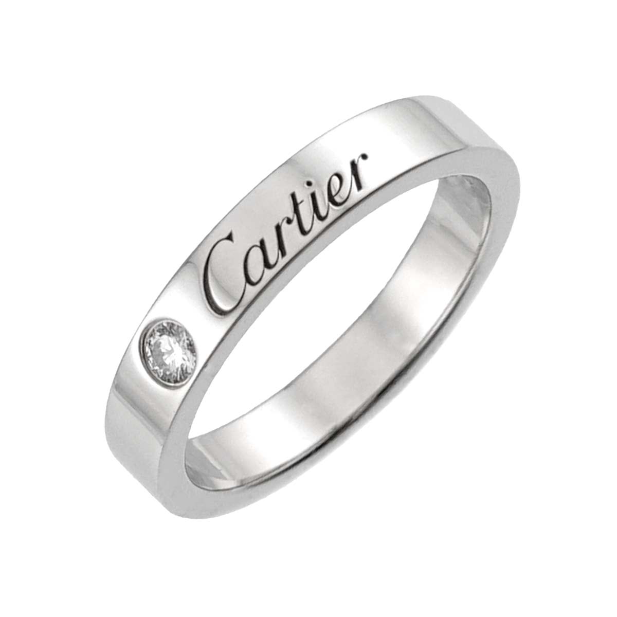 C de Diamond 1P Ring Pt Platinum size46 3.75(US)