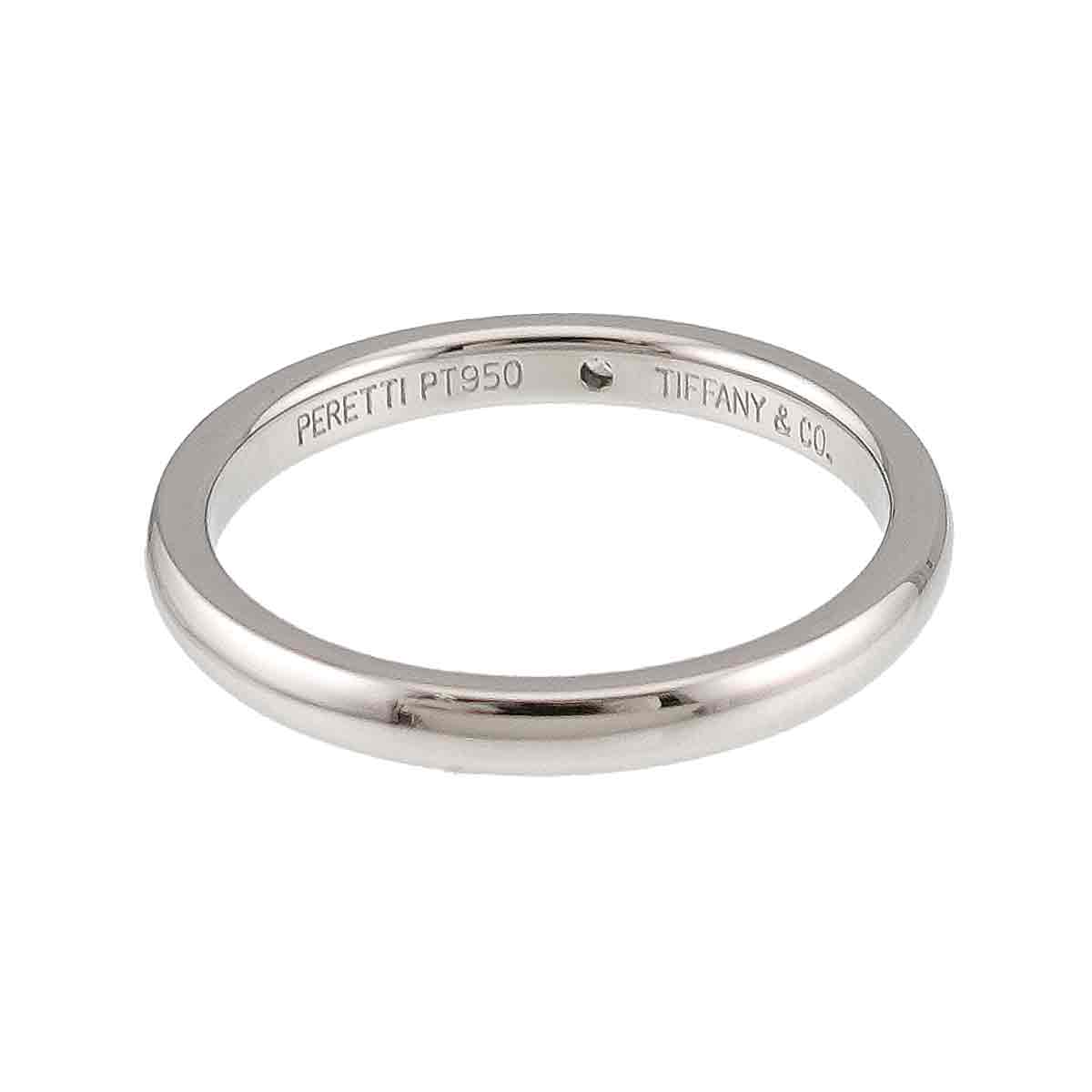 Stacking Band Ring Diamond 1P Pt Size8.25(US)