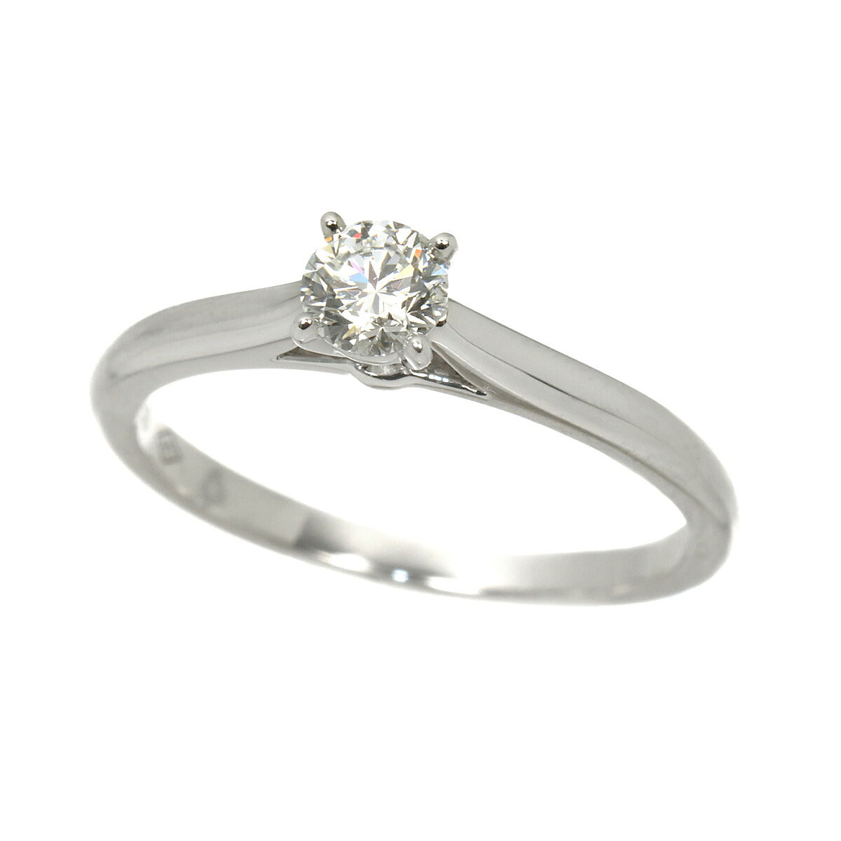 Diamond 0.31ct F/VS1/3EX Ring Platinum size53 6.25-6.5(US)