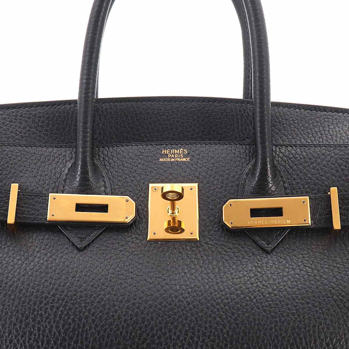 Birkin 30 Hand Bag Ardennes Black Purse