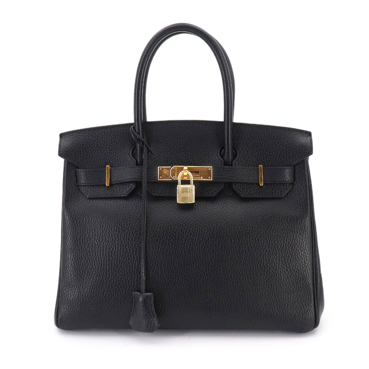 Birkin 30 Hand Bag Ardennes Black Purse