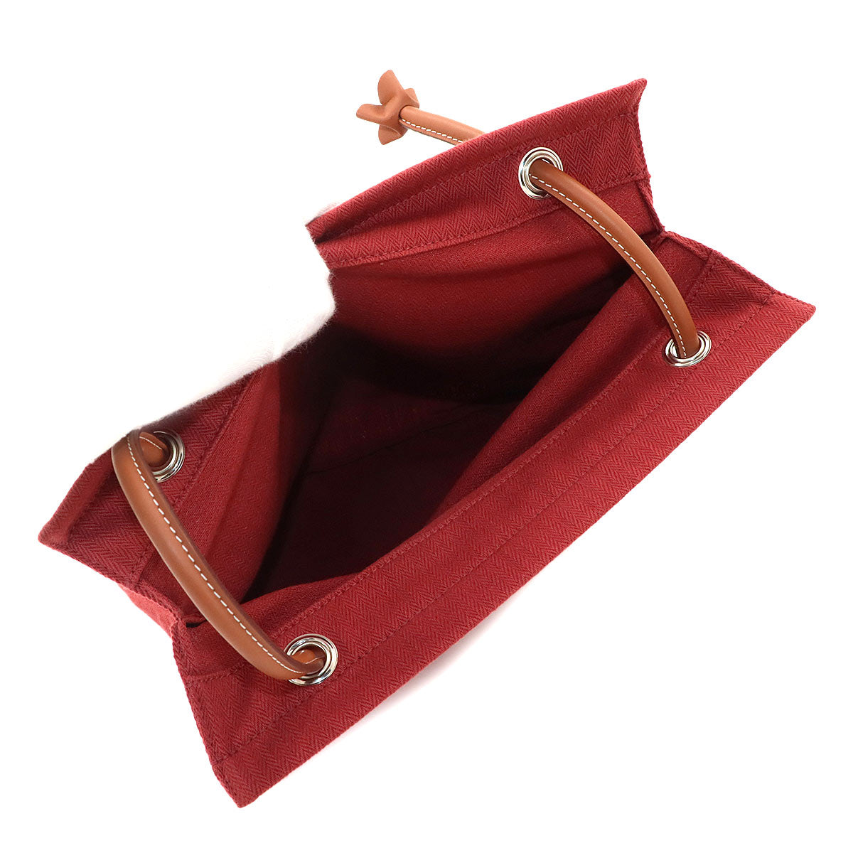 Sac Aline MM Shoulder Bag Toile Chevron Swift Rouge H Gold