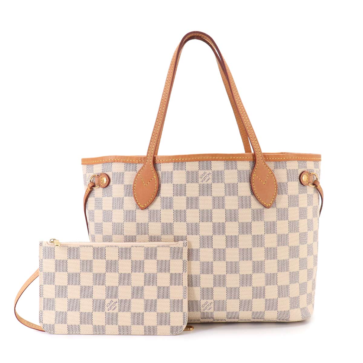 Damier Azur Neverfull PM Tote Bag Purse N41362