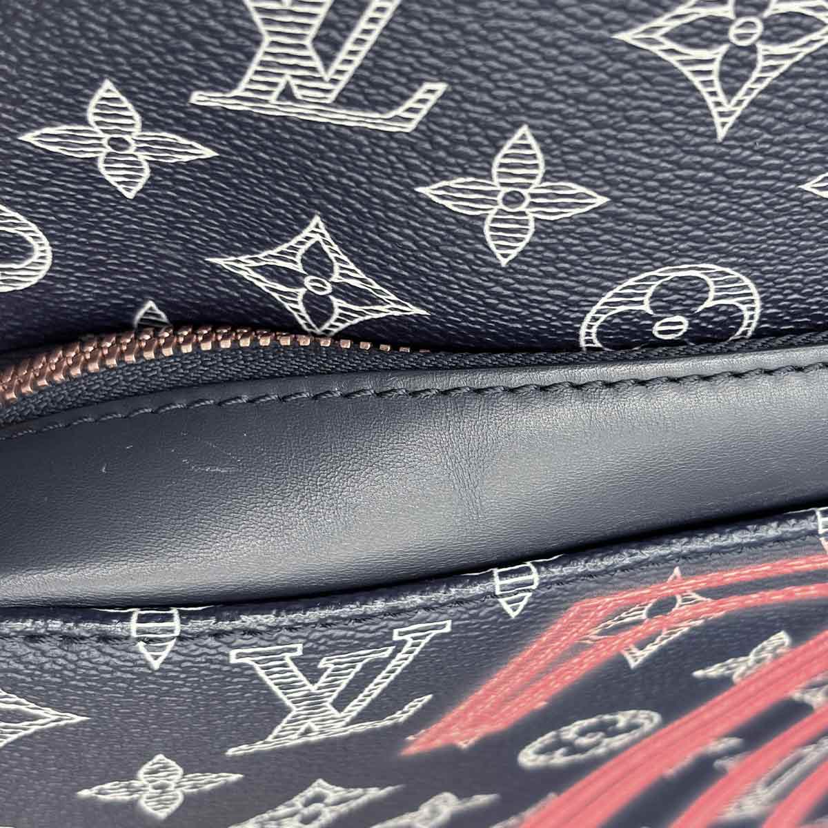 Monogram Ink Upside Down Apollo Backpack Navy M43676