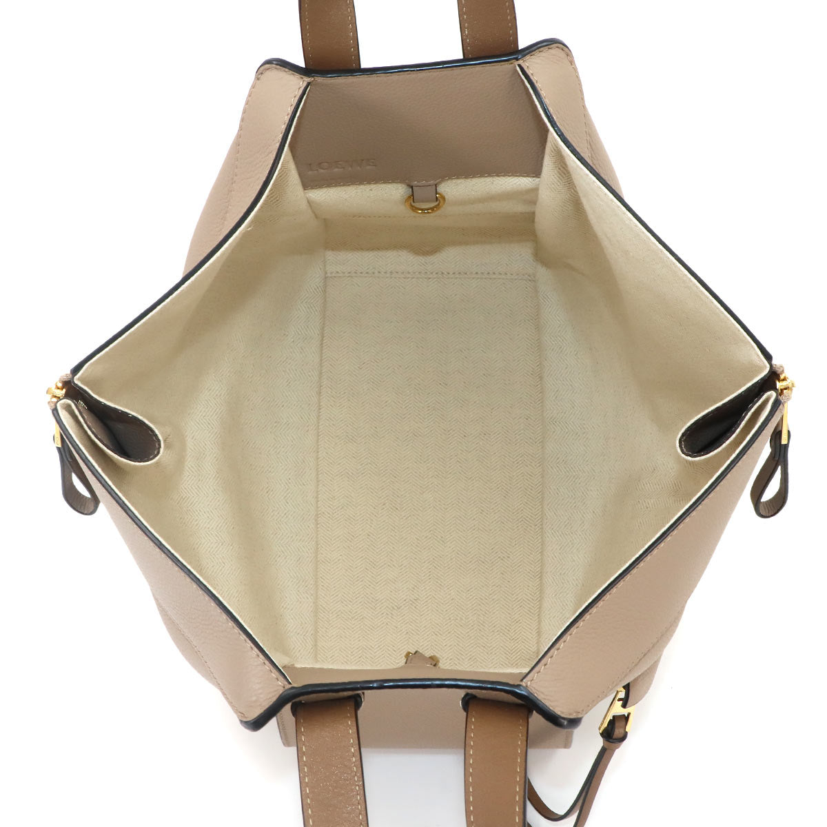Hammock Small 2way Hand Bag Leather Beige Brown 38712KBN60 90332328