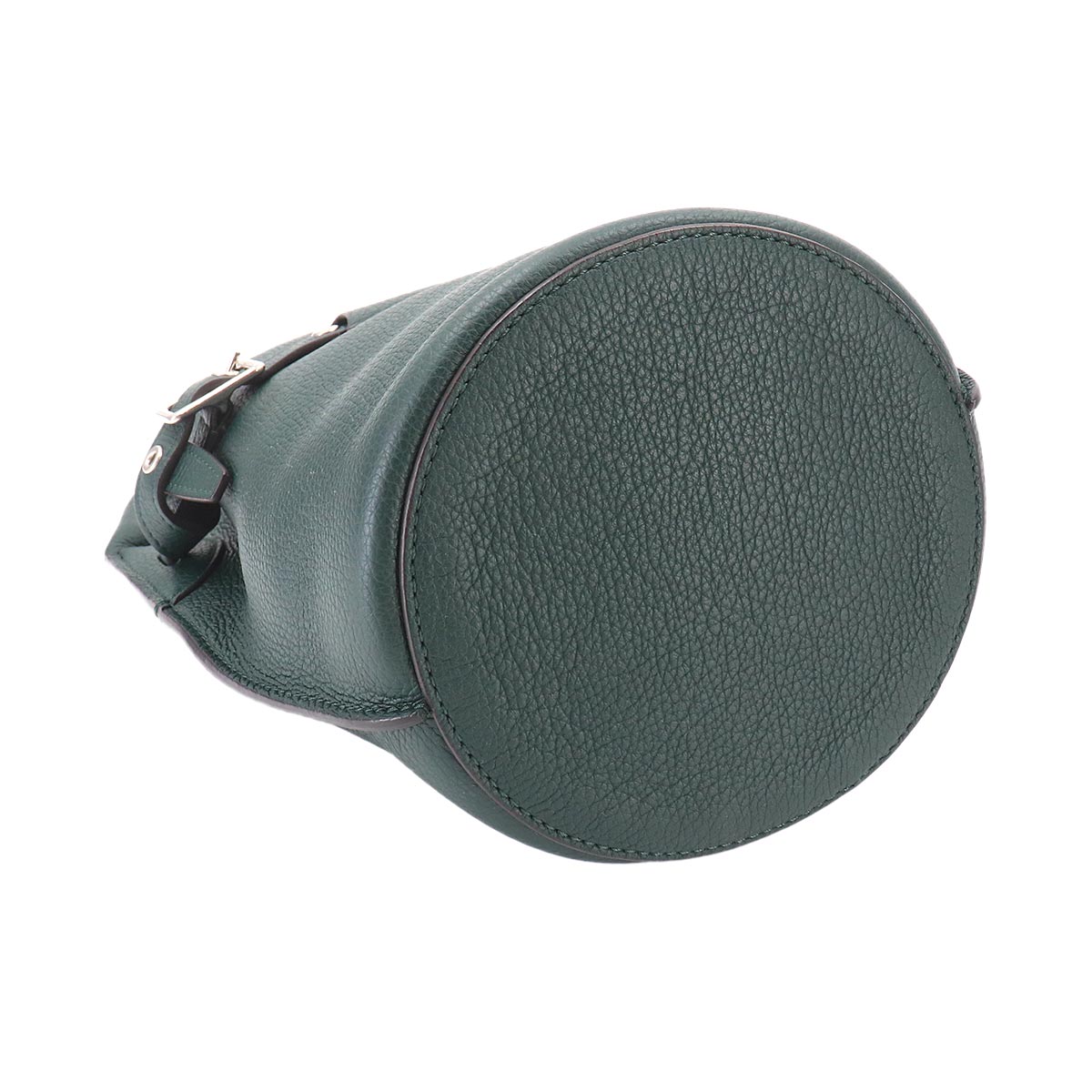 Big Bag Bucket Nano Hand Shoulder Bag Leather Green 187243