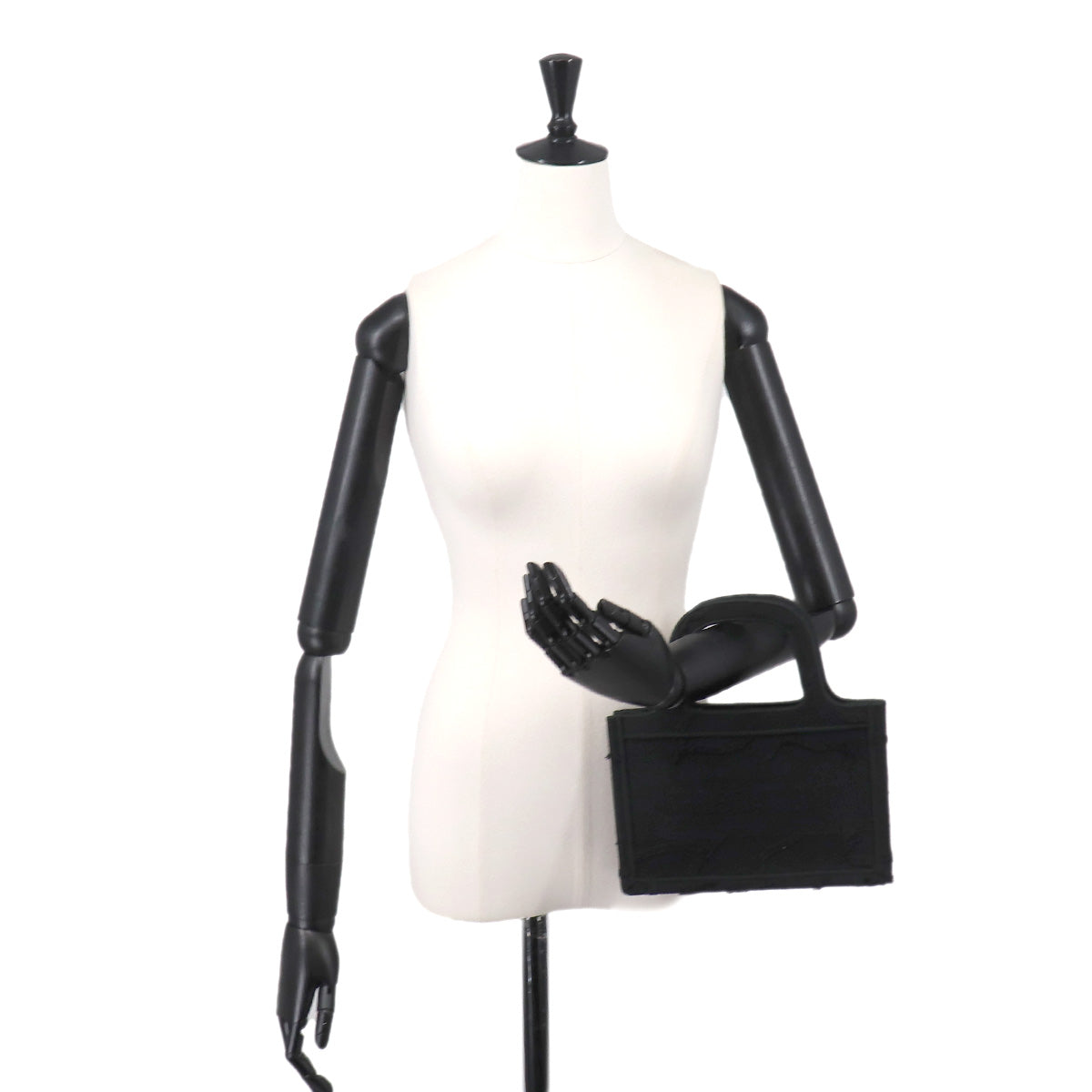 Book Tote Mini Bag Canvas Black S5475ZWAH