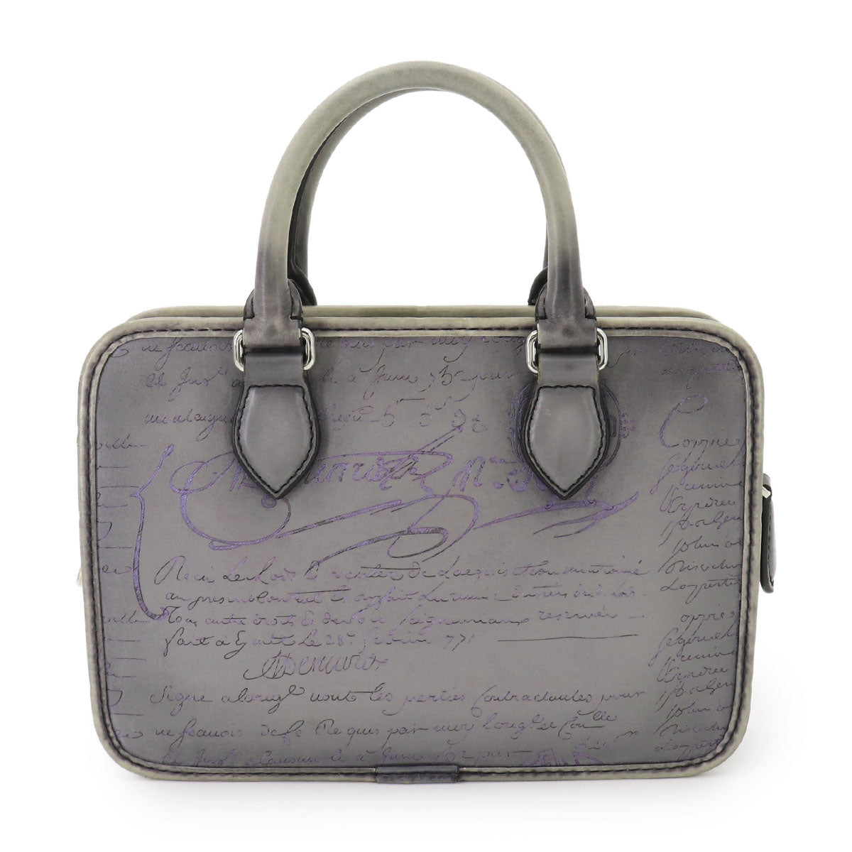 Calligraphy Unjour Gulliver 2way Hand Bag Venezia Leather