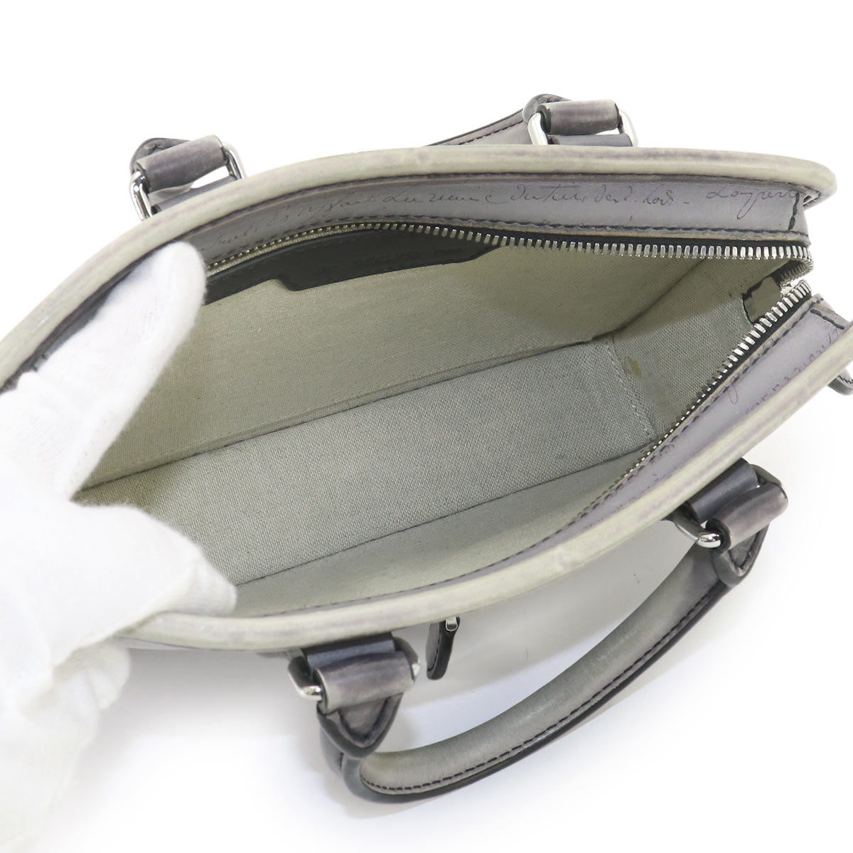 Calligraphy Unjour Gulliver 2way Hand Bag Venezia Leather