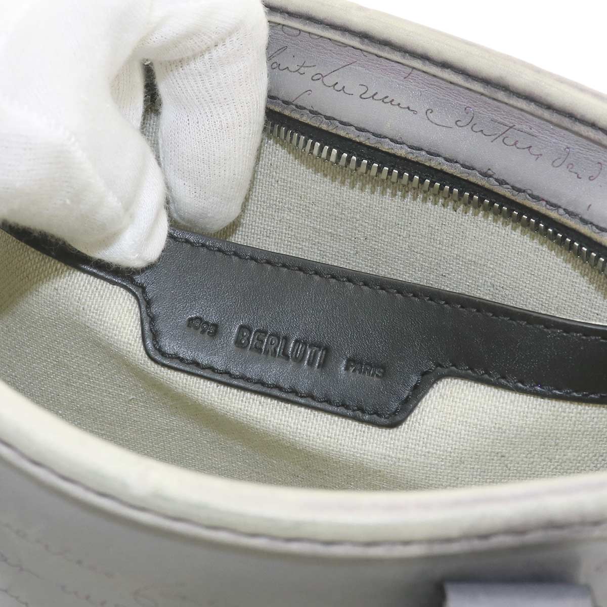 Calligraphy Unjour Gulliver 2way Hand Bag Venezia Leather