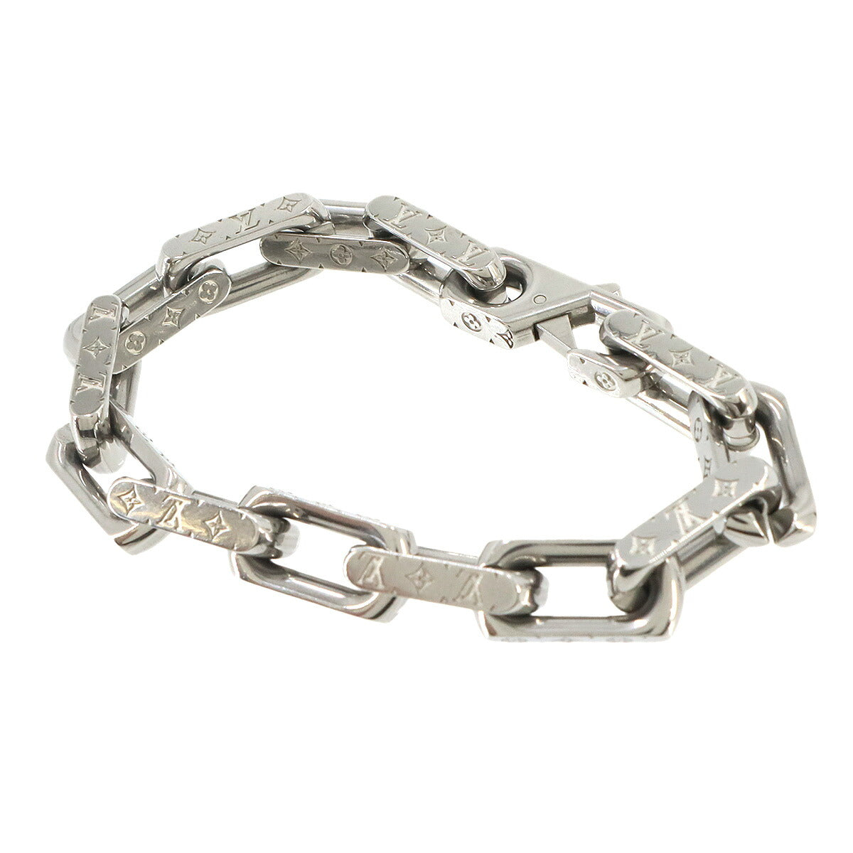 Monogram Chain Bracelet Silver M00308 Accessory