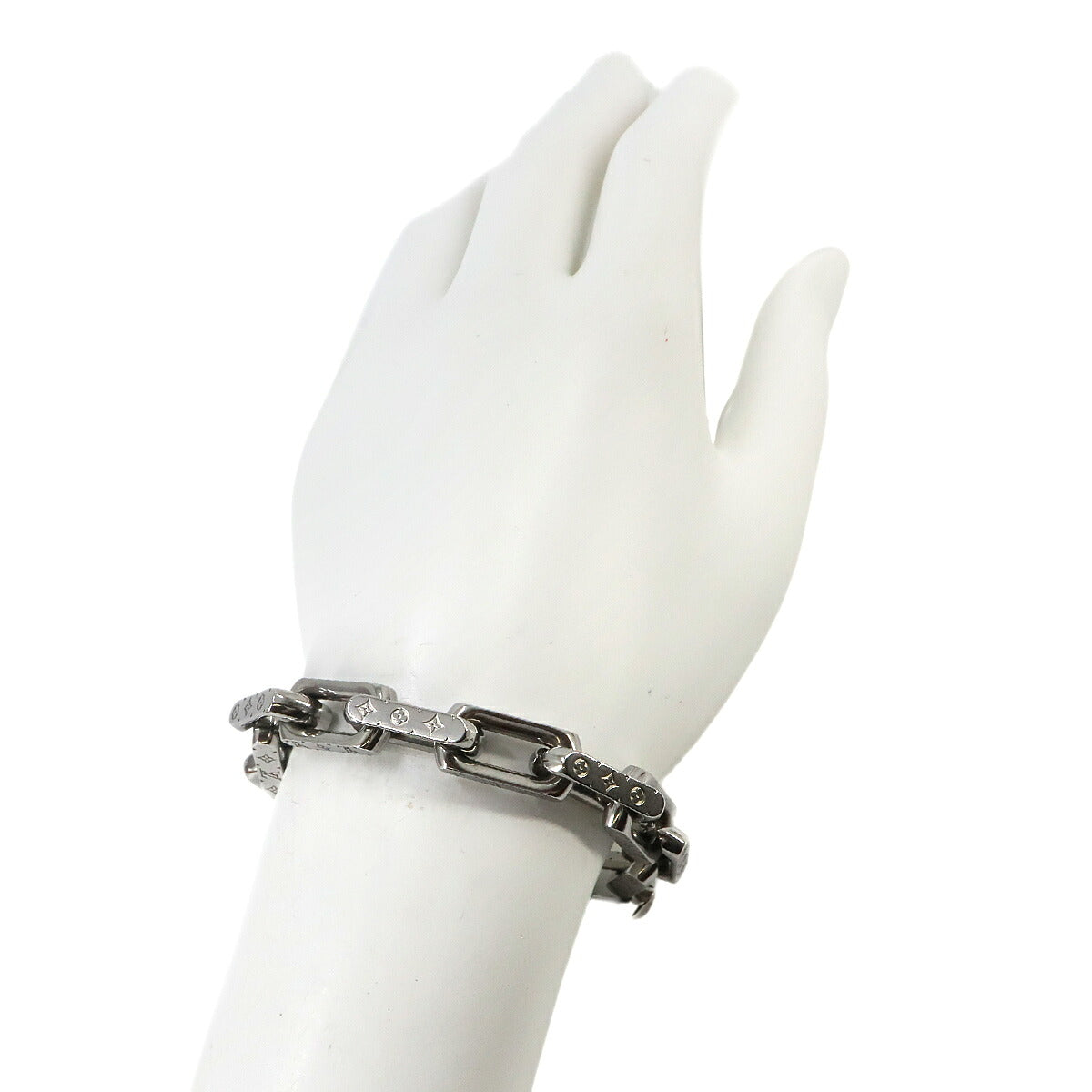 Monogram Chain Bracelet Silver M00308 Accessory