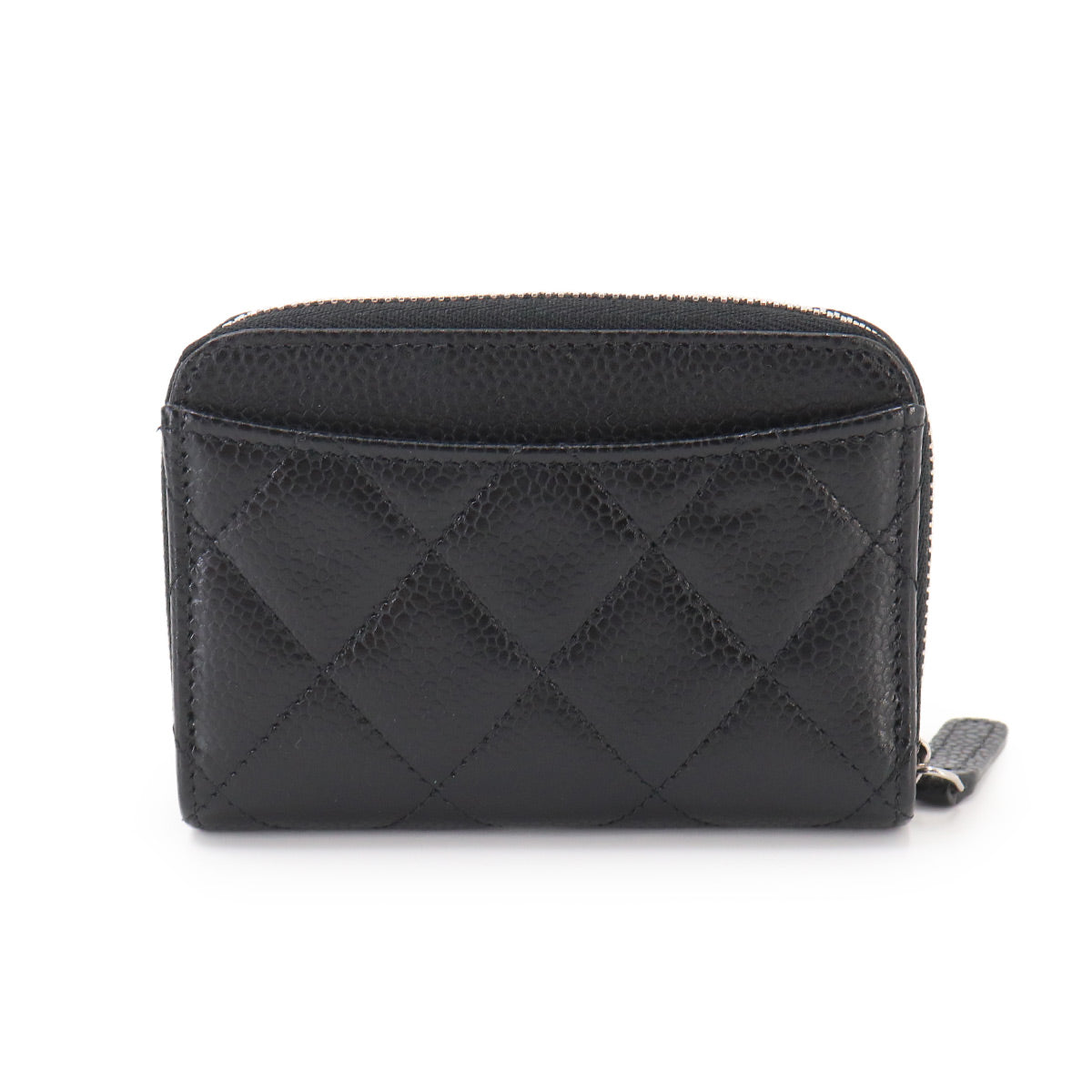 Matelasse Coin Case Purse Leather Black AP0216 Purse