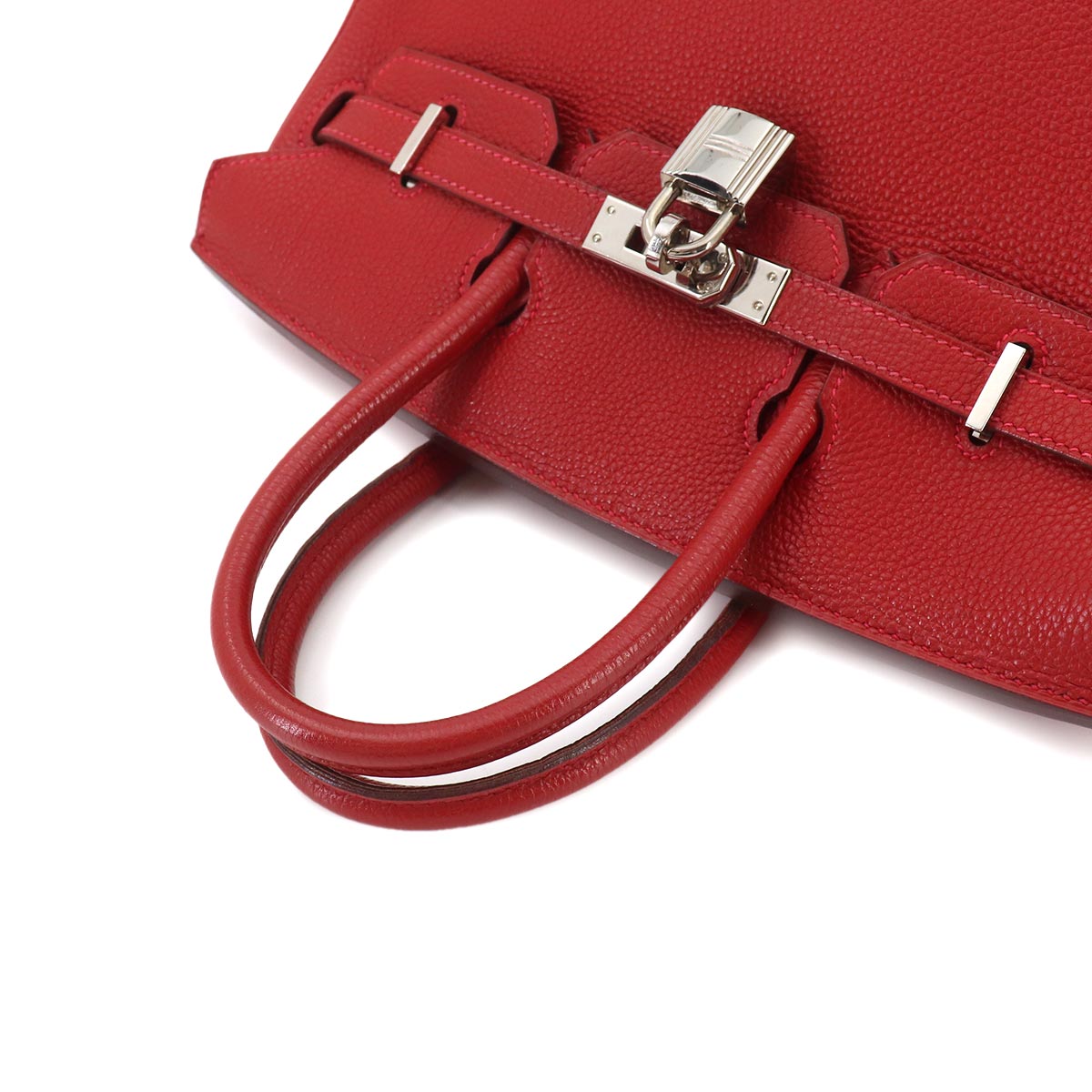 Birkin 25 Veau Togo Rouge vif Hand Bag Purse