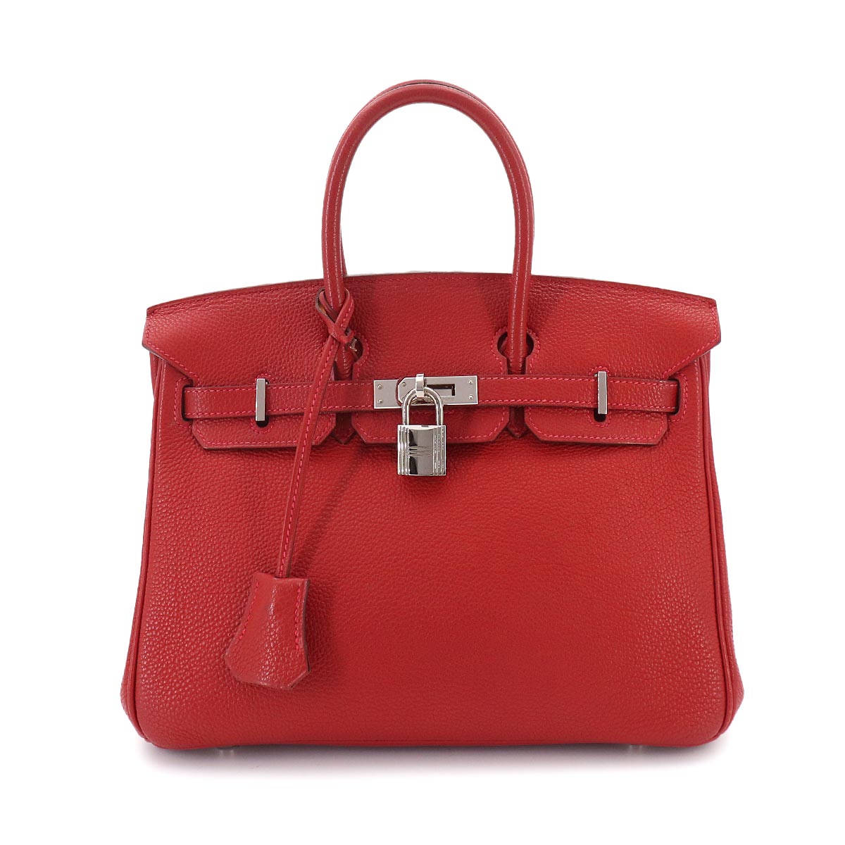 Birkin 25 Veau Togo Rouge vif Hand Bag Purse