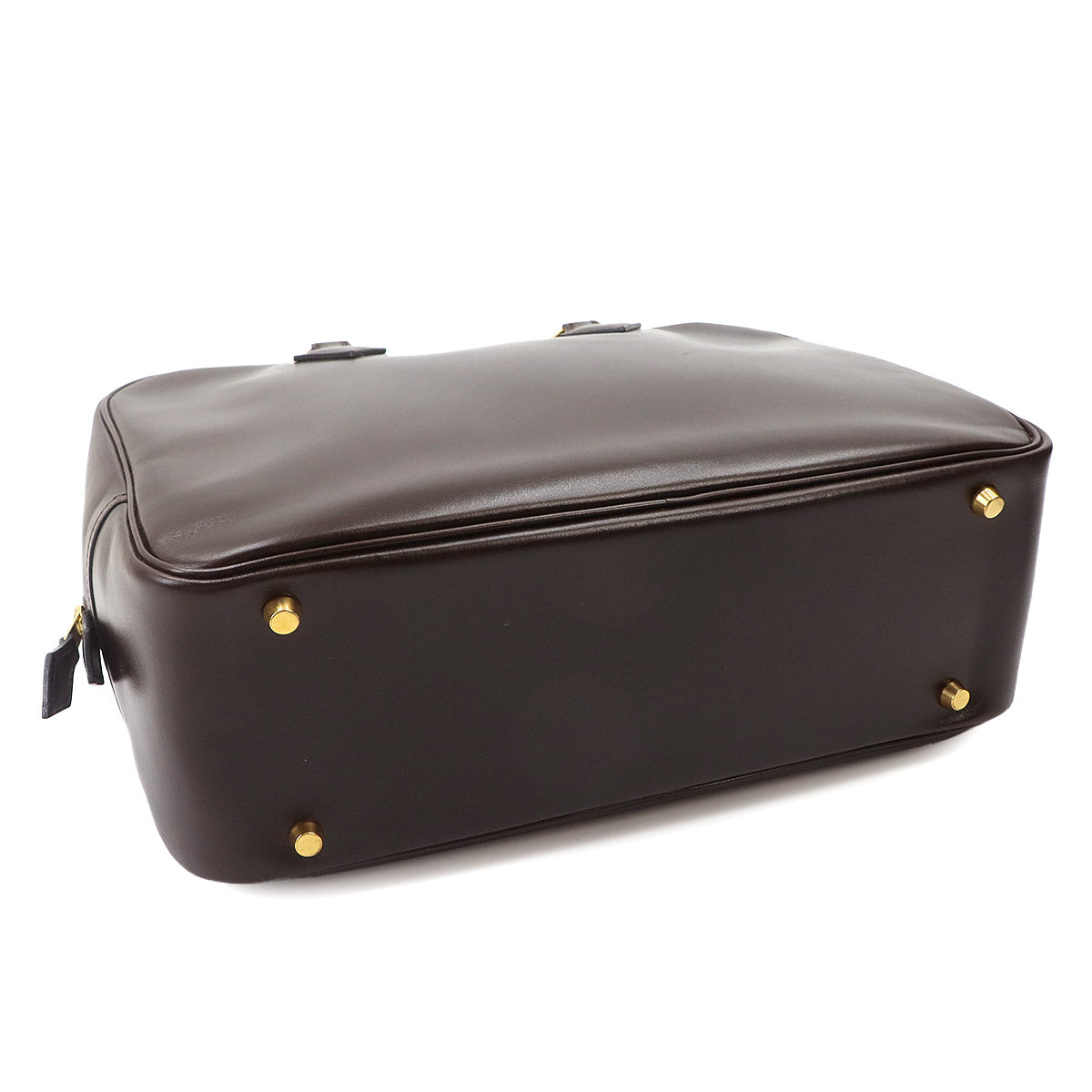 Plume 32 Hand Bag Box calf Ebene Brown Purse