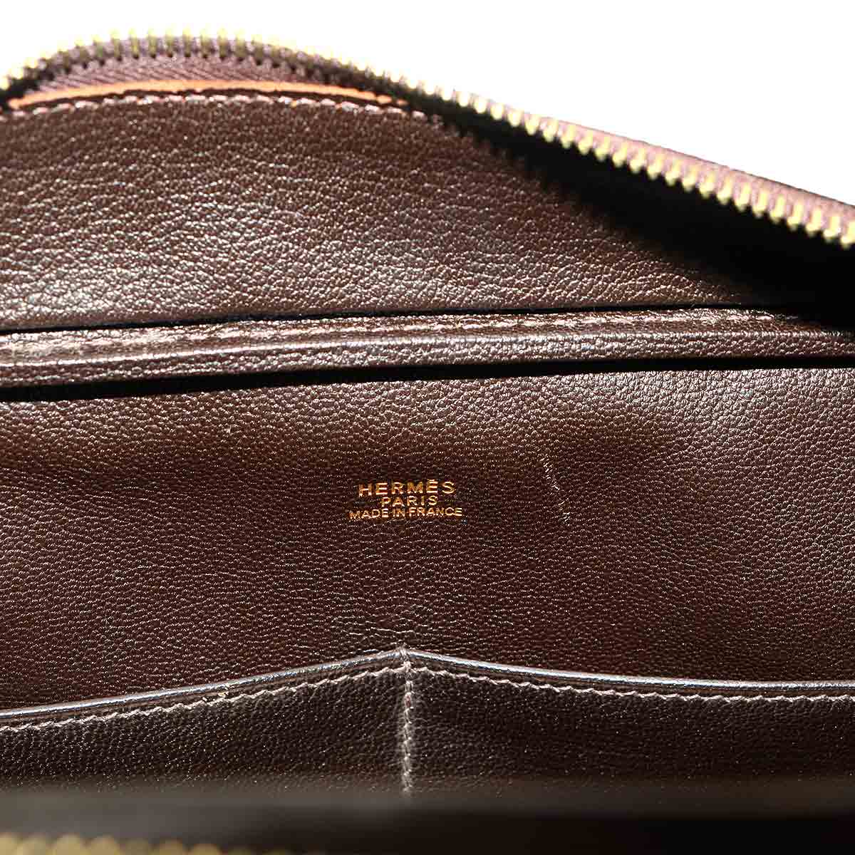 Plume 32 Hand Bag Box calf Ebene Brown Purse