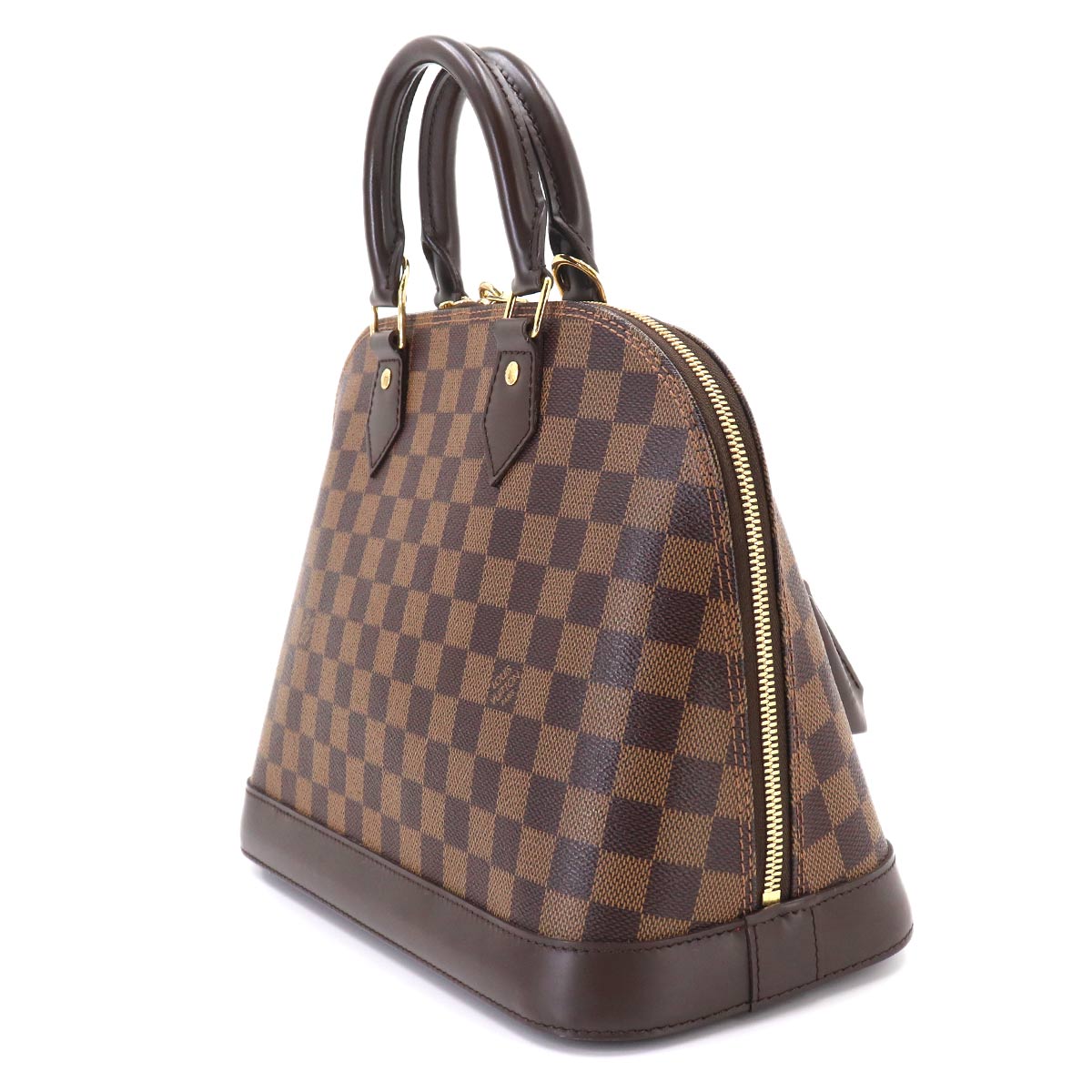 Damier Alma PM Hand Bag Ebene Brown N53151 Purse