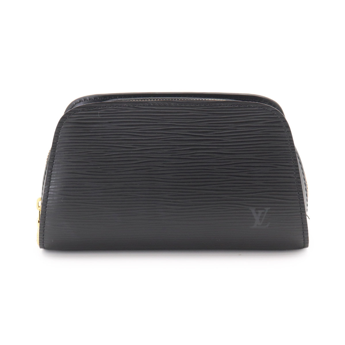 Epi Dauphine PM Pouch Leather Noir M48442 Purse