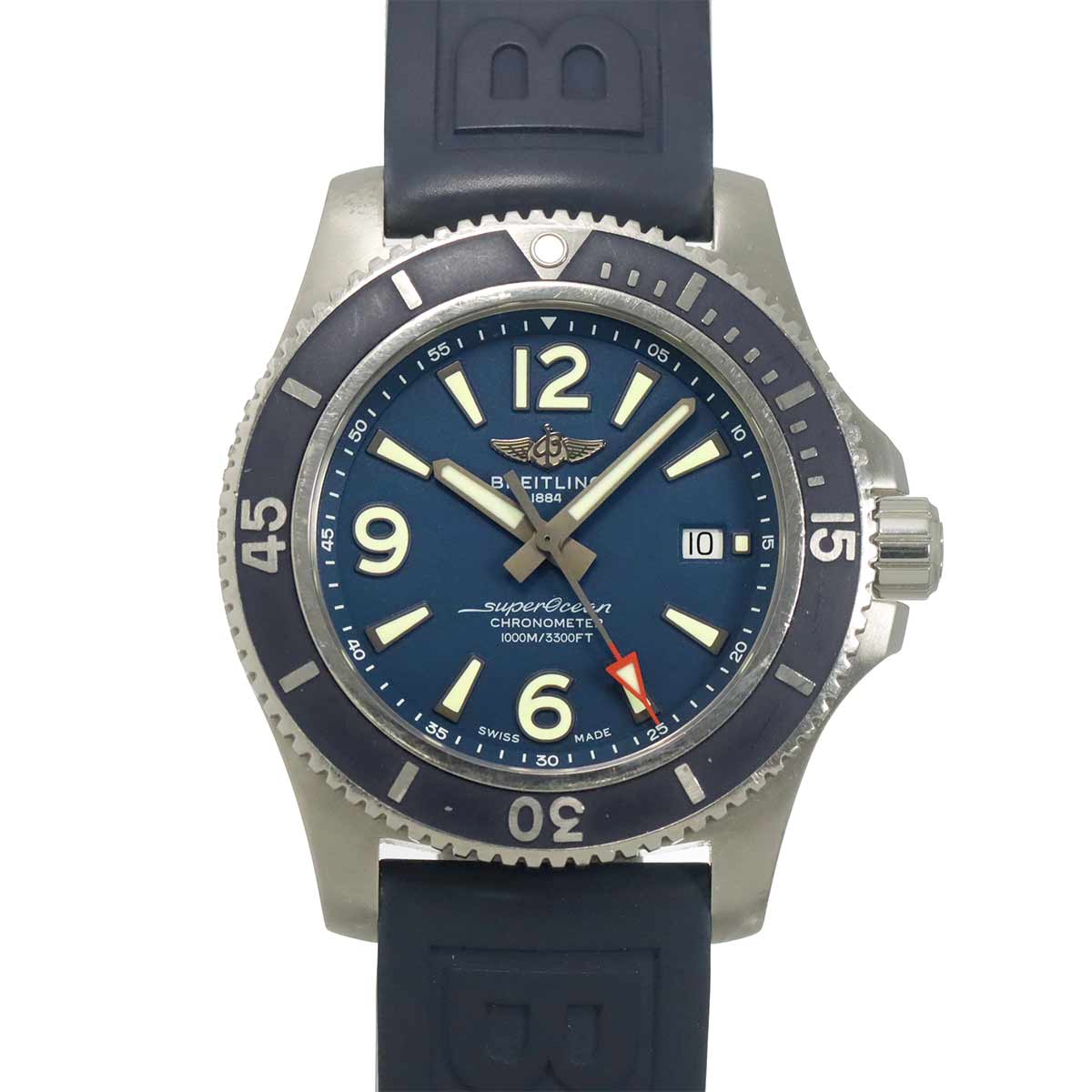 Super Ocean Automatic 44 A17367 Blue Dial Mens Watch
