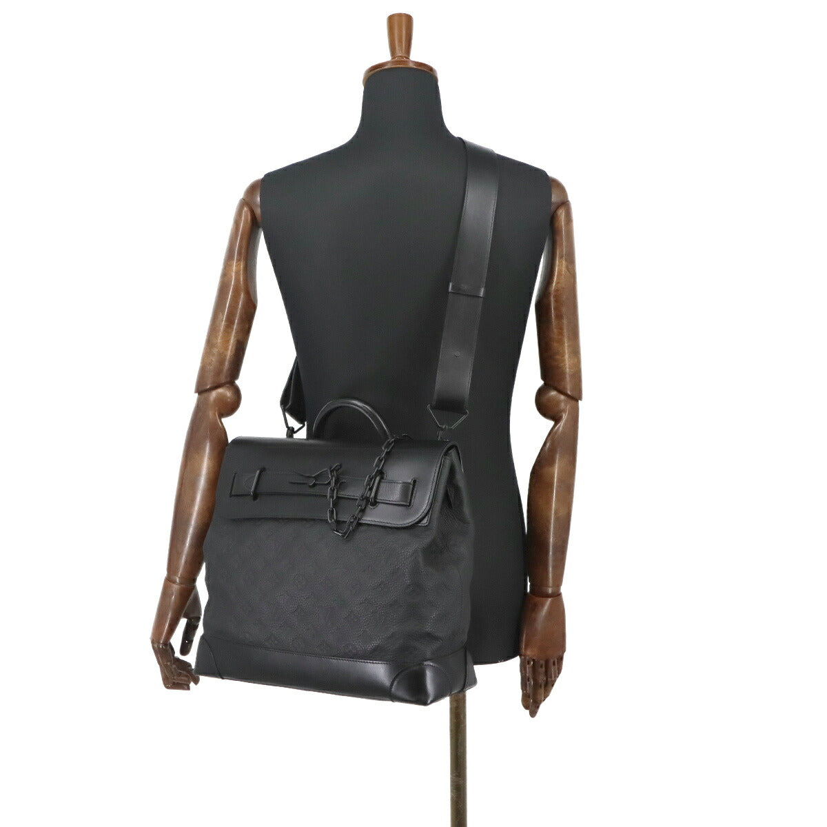 Monogram Taurillon Steamer PM Hand Shoulder Bag M55701