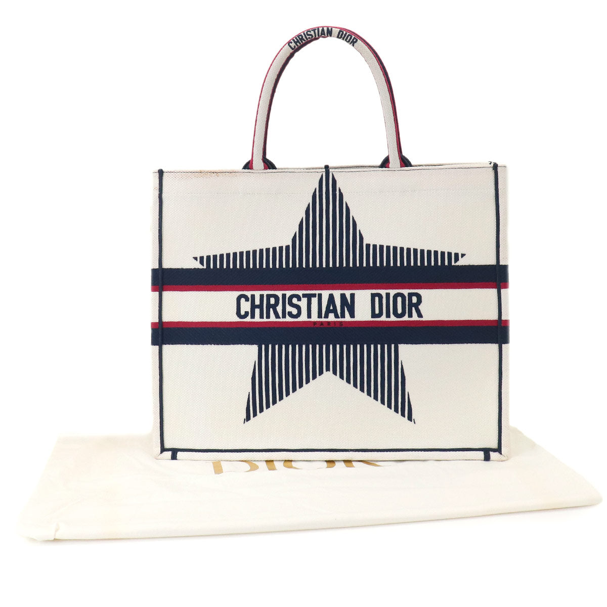 Alps Book Tote Large Bag Canvas White M1286ZRSE