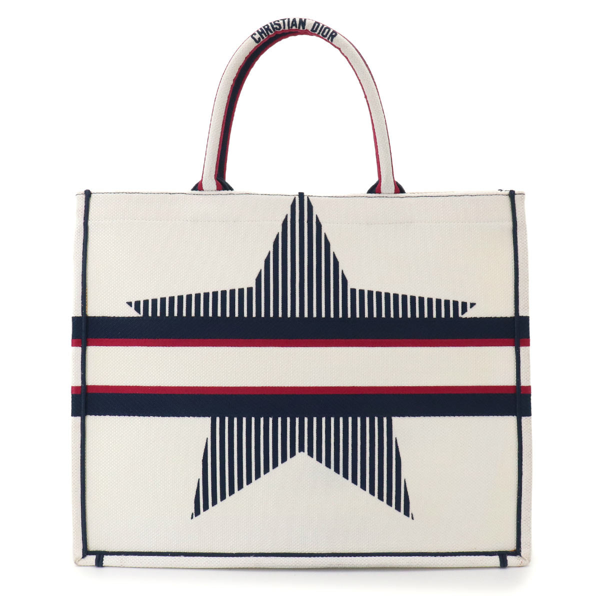 Alps Book Tote Large Bag Canvas White M1286ZRSE