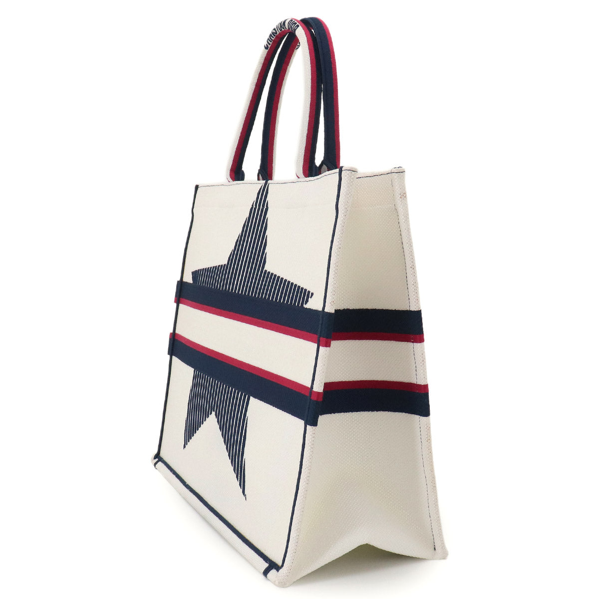 Alps Book Tote Large Bag Canvas White M1286ZRSE