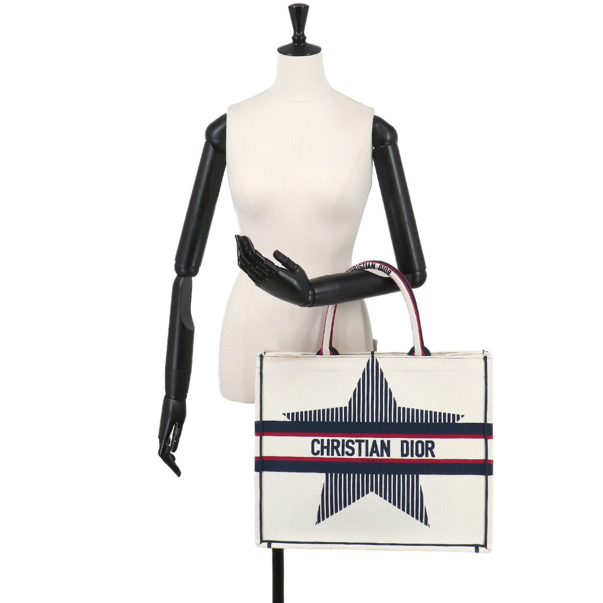 Alps Book Tote Large Bag Canvas White M1286ZRSE