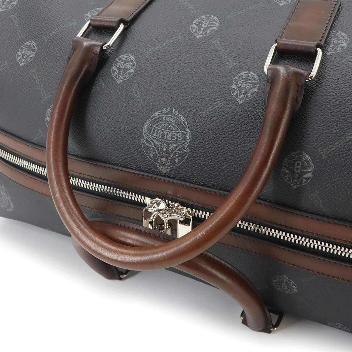 Week Off MM Boston Trave Shoulder Bag PVC Leather Travel