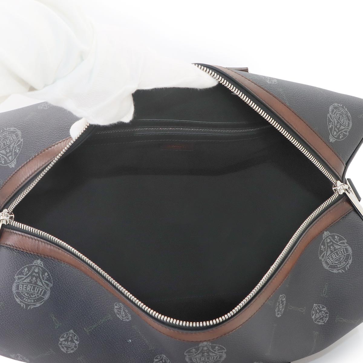 Week Off MM Boston Trave Shoulder Bag PVC Leather Travel