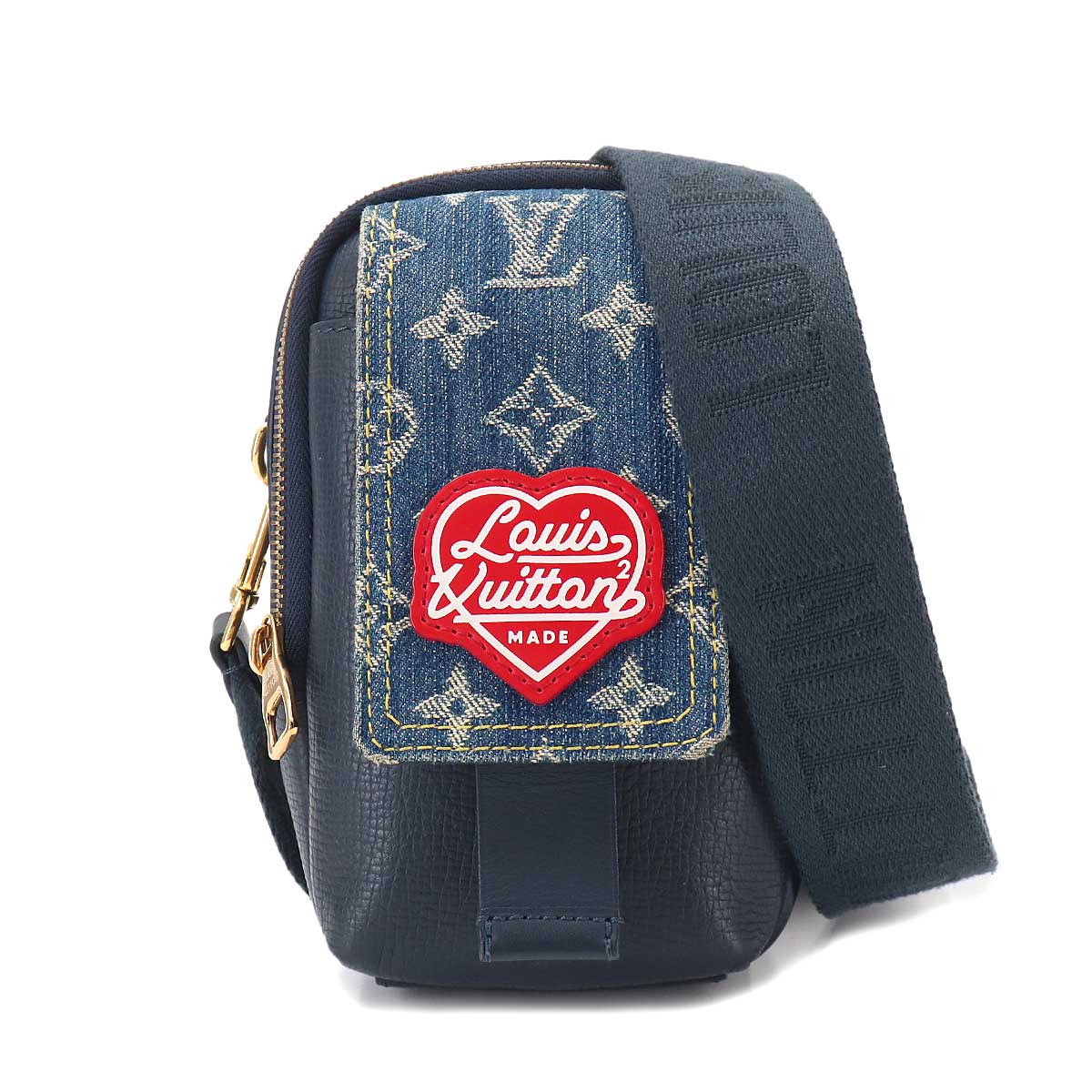 LV Squared Double Phone Pouch M81060 NIGO