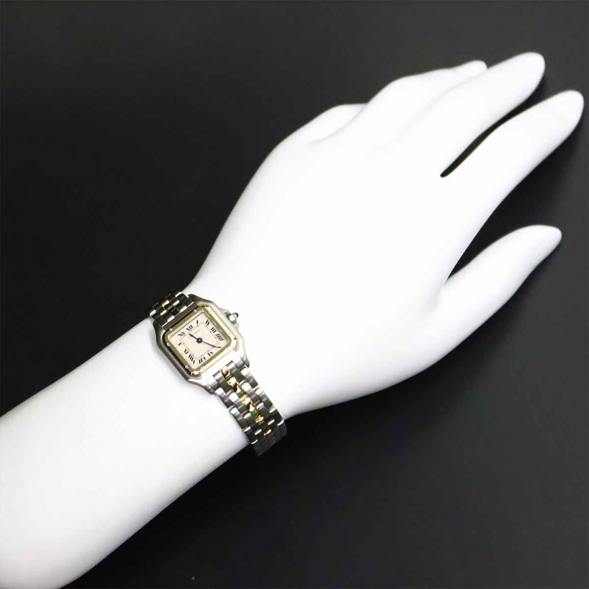 Panthere one Row SM Quartz W25029B5 YG Ladies Watch