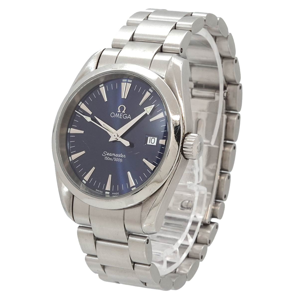 Seamaster Aqua Terra 2518.80 Quartz Blue Dial Men Watch 90332500