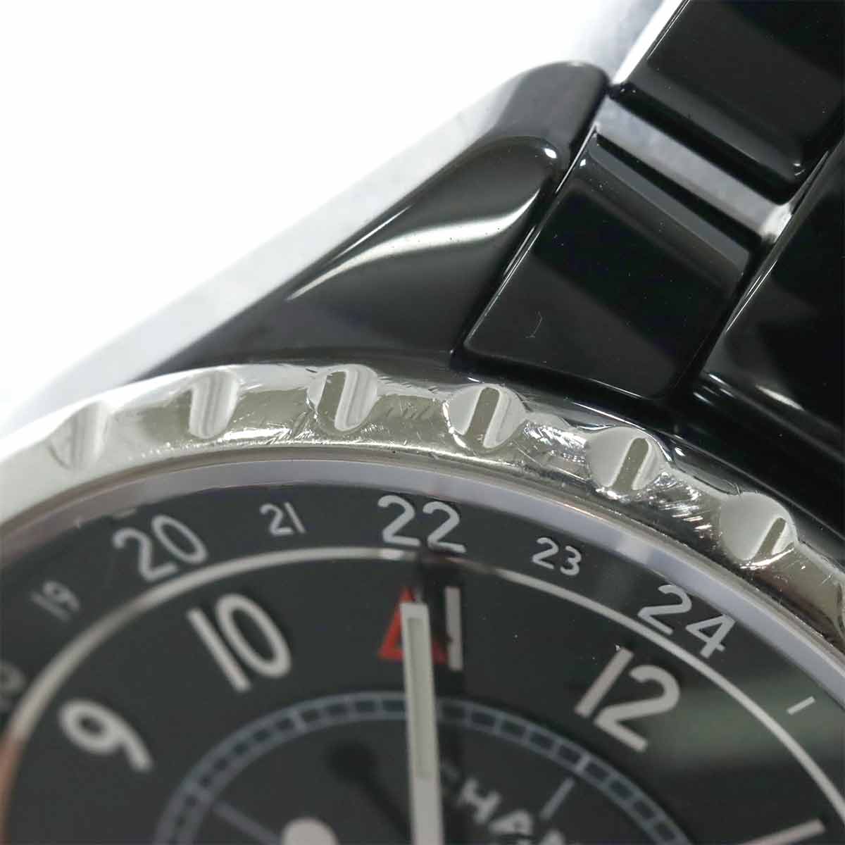 J12 GMT H3102 38mm Automatic Black Ceramic Mens Watch