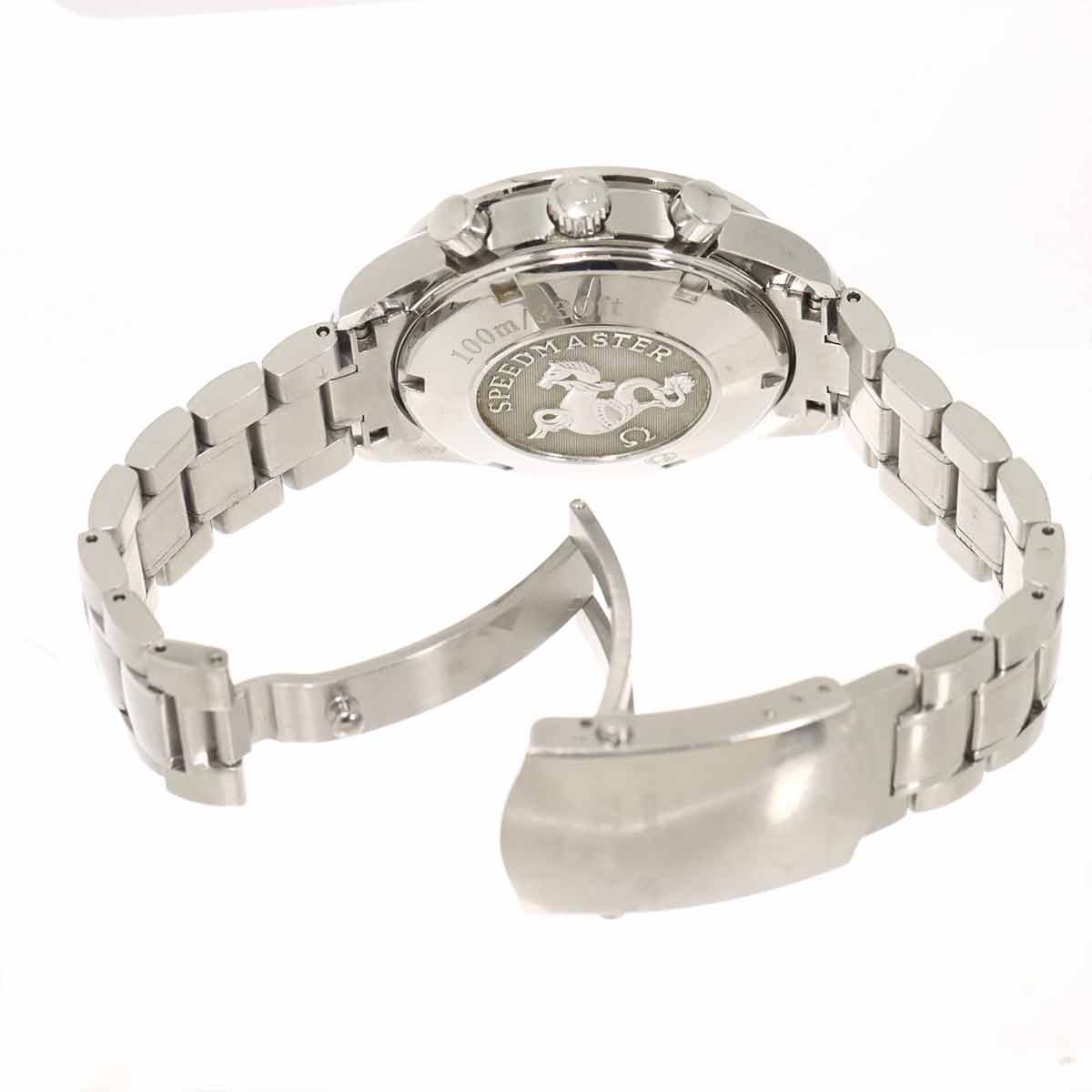 Speedmaster 3221 30 Triple calendar Chronograph Silver Dial