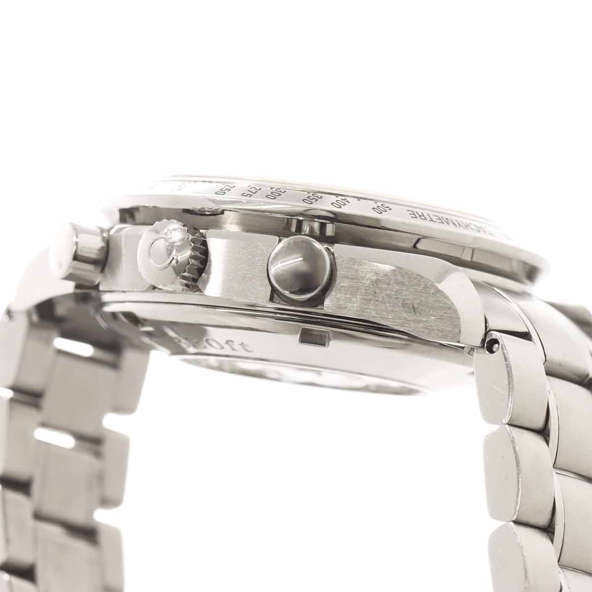 Speedmaster 3221 30 Triple calendar Chronograph Silver Dial