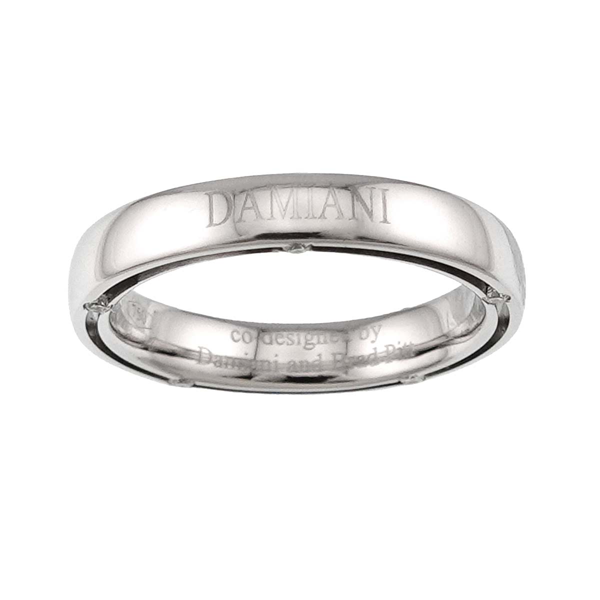 D-SIDE Diamond 10P Ring 18K White Gold 750 size5.5-5.75(US)