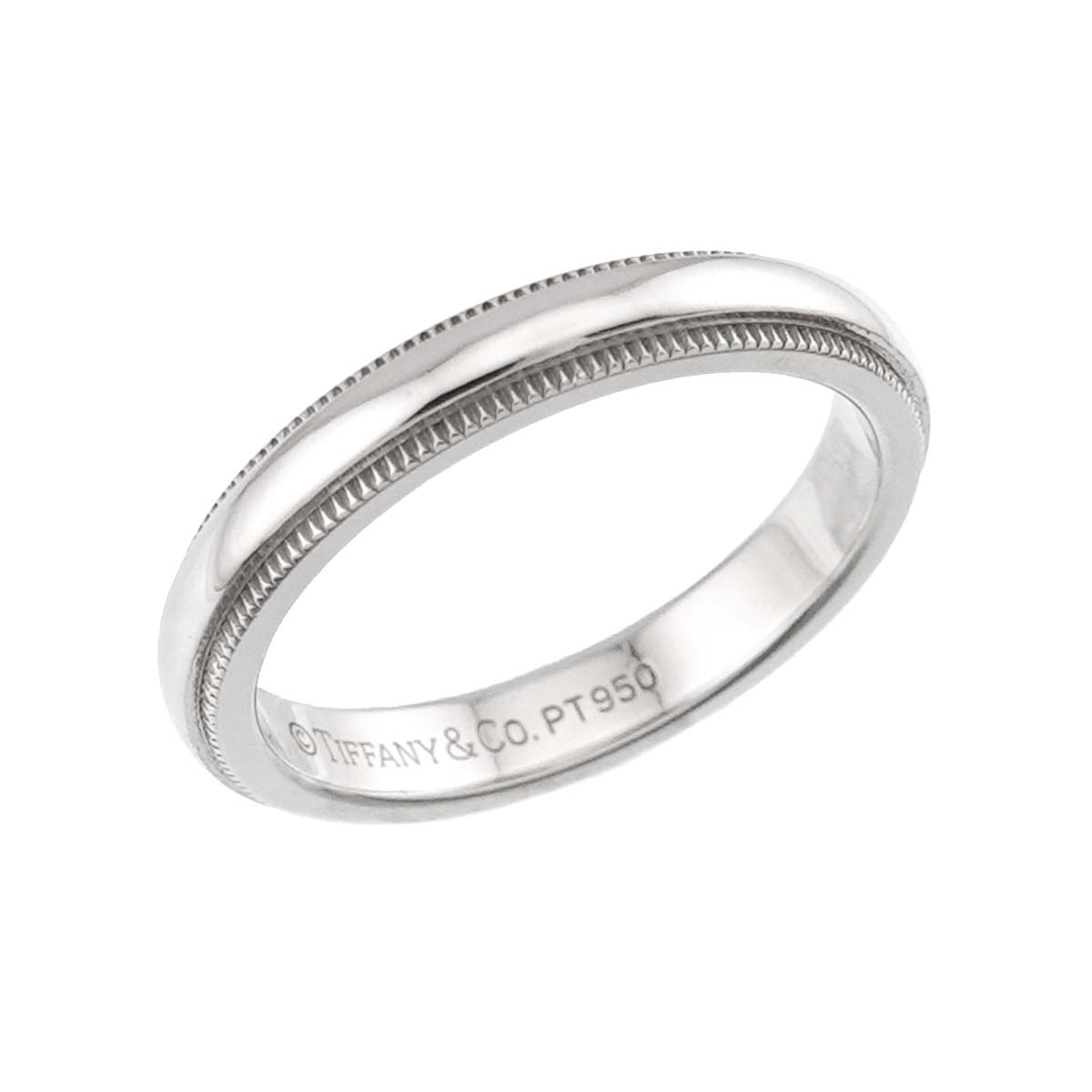 Milgrain Band Ring Pt Platinum Size5.25-5.5(US)