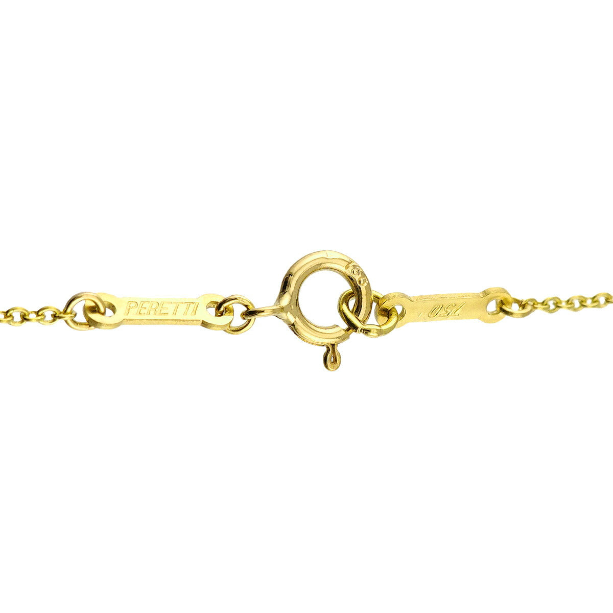 Open Heart Necklace 18K Yellow Gold 750