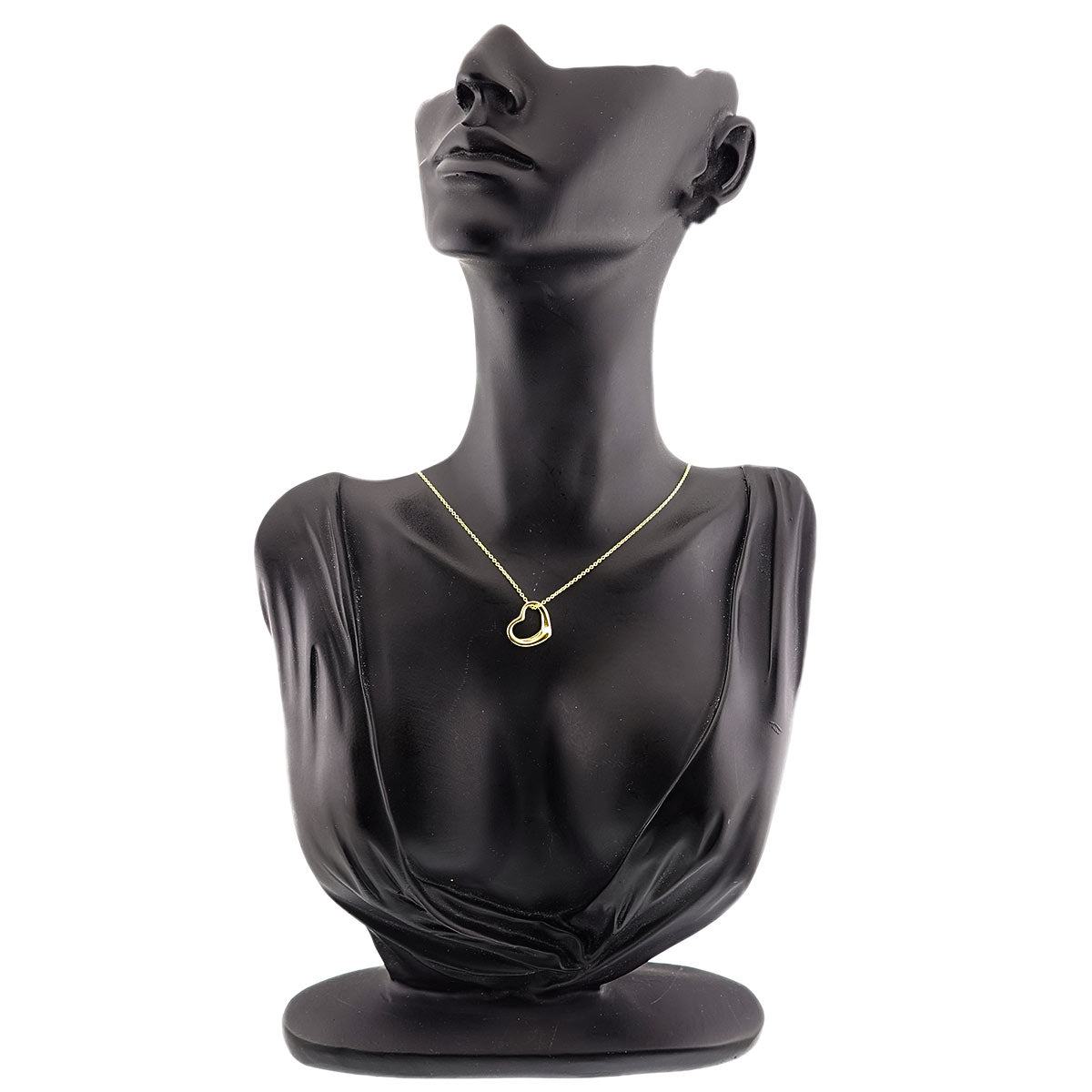 Open Heart Necklace 18K Yellow Gold 750