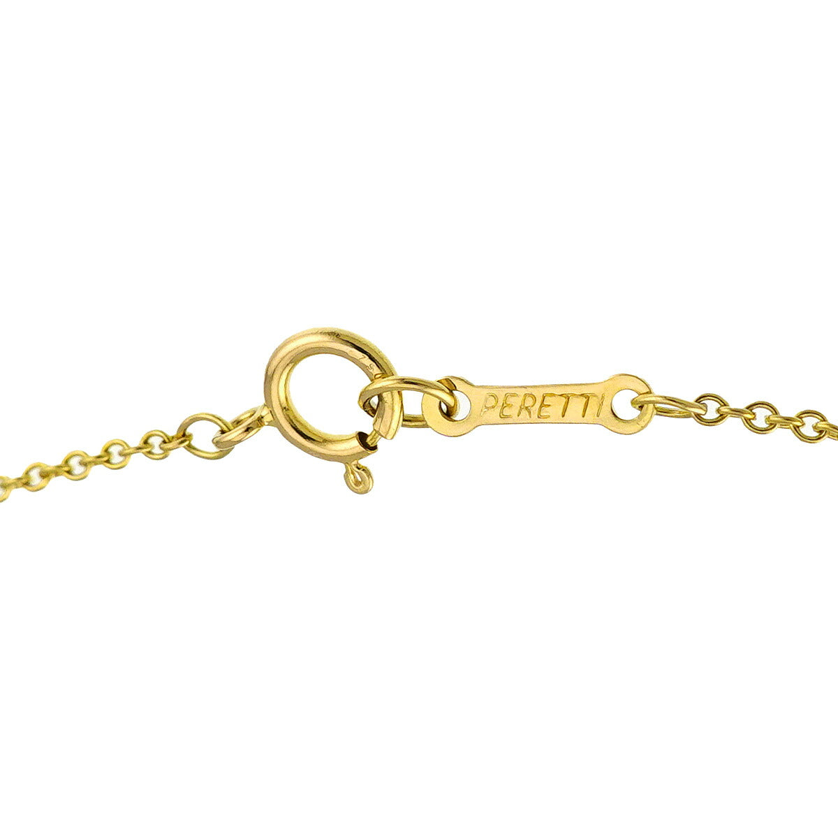 Open Heart Necklace 18K Yellow Gold 750