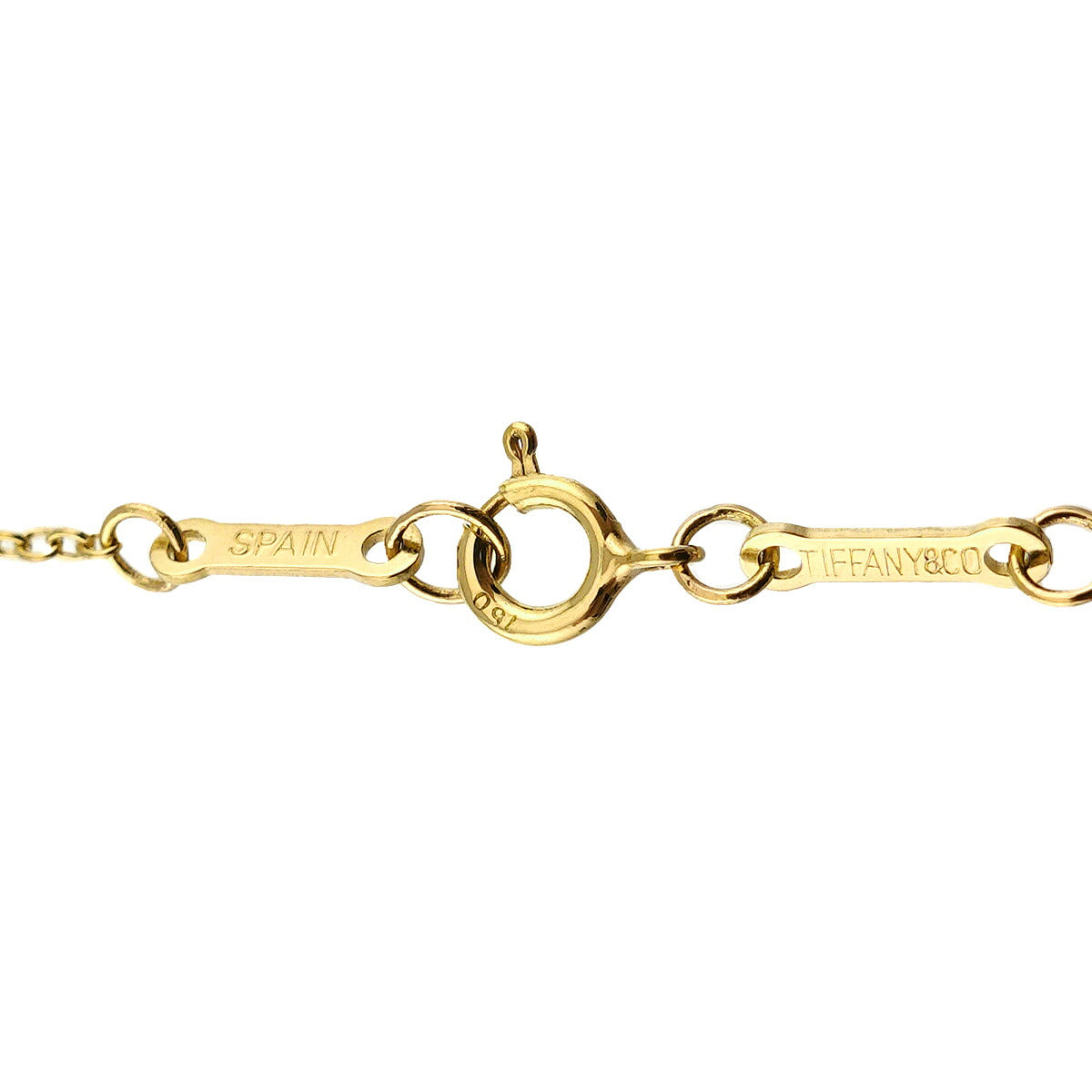 Open Heart Necklace 18K Yellow Gold 750